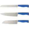 imageOster Langmore 15 Piece Stainless Steel Cutlery Knife Block Set WBlack Box  Classic Blue HandlesClassic Blue