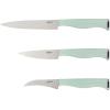 imageOster Langmore 15 Piece Stainless Steel Cutlery Knife Block Set WBlack Box  Classic Blue HandlesMoss Blue