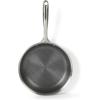 imageOster Modessa Hybrid Premium NonStick TriPly Stainless Steel 95quot Fry Pan WEtchingStainless Steel