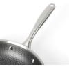 imageOster Modessa Hybrid Premium NonStick TriPly Stainless Steel 95quot Fry Pan WEtchingStainless Steel