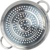 imageOster Sangerfield Stainless Steel Cookware 5Quart Pasta Pot Set wSteamer Basket ampamp LidStainless Steel