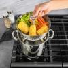 imageOster Sangerfield Stainless Steel Cookware Expandable Steamer Insert 7quot to 105quot
