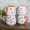 imagePeanuts Mothers Baby 4 Pack Large 20 OZ Belly Shaped Stoneware Mugs