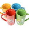 imagePeanuts Snoopy Gentle Reminders 18oz Travel Cup wLid Stoneware 4Pack Assorted Colors