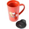 imagePeanuts Snoopy Gentle Reminders 18oz Travel Cup wLid Stoneware 4Pack Assorted Colors