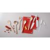 imageSUR LA TABLE SKE Silicone Utensil 4Piece Kitchen Tools Set Red