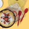 imageSUR LA TABLE SKE Silicone Utensil 4Piece Kitchen Tools Set Red