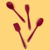 imageSUR LA TABLE SKE Silicone Utensil 4Piece Kitchen Tools Set Red