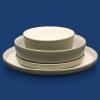 imageSur La Table Kitchen Essentials 16 Piece TwoTone Porcelain Chip and Scratch Resistant Dinnerware Plates and Bowls Set  RedWhiteGreyWhite