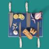 imageSur La Table Kitchen Essentials 2 Piece 17quot x 12quot ampamp 13quot x 9quot Cutting Board Set  BlueBlue