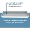 imageSur La Table Kitchen Essentials Bake Sale 9 X 13 Inch PFA Free Ceramic Nonstick RoasterCakeBaking Pan  Linen WhiteLinen White
