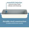 imageSur La Table Kitchen Essentials Bake Sale 9 X 13 Inch PFA Free Ceramic Nonstick RoasterCakeBaking Pan  Linen WhiteLinen White