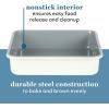 imageSur La Table Kitchen Essentials Bake Sale 9 X 13 Inch PFA Free Ceramic Nonstick RoasterCakeBaking Pan  Linen WhiteLinen White