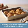 imageSur La Table Kitchen Essentials Bake Sale 9 X 13 Inch PFA Free Ceramic Nonstick RoasterCakeBaking Pan  Linen WhiteLinen White