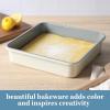 imageSur La Table Kitchen Essentials Bake Sale 9 X 13 Inch PFA Free Ceramic Nonstick RoasterCakeBaking Pan  Linen WhiteLinen White