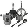 imageOster Clairborne 7Piece Cookware Set White wSpeckleBlack