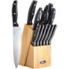 imageOster Granger 14 Piece Stainless Steel Cutlery Set WWood Block