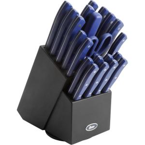 imageOster Evansville 14 Piece Stainless Steel Cutlery Block Set Red HandlesYale Blue
