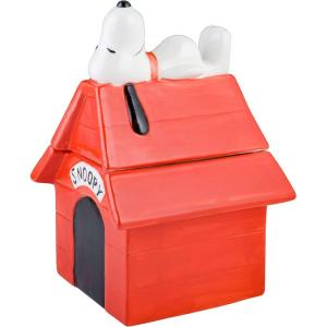 imagePeanuts Classic Snoopy 107quot Cookie JarSnoopy Doghouse
