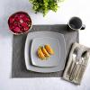 imageGibson Elite Soho Lounge Dinnerware Set Service for 4 16pcs Matte Gray