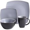 imageGibson Elite Soho Lounge Dinnerware Set Service for 4 16pcs Matte Gray