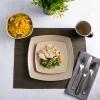 imageGibson Elite Soho Lounge Dinnerware Set Service for 4 16pcs Matte Taupe