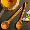 imageItalian Olive Wood 2 Piece ExtraLarge 14 Inch Ladle and Tasting Spoon SetItalian Olive Wood