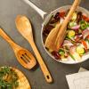imageItalian Olive Wood 2 Piece ExtraLarge 14 Inch Ladle and Tasting Spoon SetItalian Olive Wood