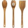 imageItalian Olive Wood 2 Piece ExtraLarge 14 Inch Ladle and Tasting Spoon SetItalian Olive Wood