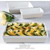 imageMARTHA STEWART 3 Piece Oven to Table Stoneware Bakeware Baking Dish ampamp Casserole Set  Dusty BlueGrey