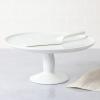 imageMartha Stewart 85quot Cake Stand GreenWhite 12