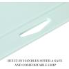 imageMartha Stewart BPA Free Plastic Cutting Board 16quot x 12quot and 12quot x 8quot  Martha Blue  Dishwasher Safe 2PackMartha Blue