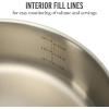 imageMartha Stewart Castelle 10 Piece 188 Stainless Steel Induction Safe Pots and Pans NonToxic Cookware SetStainless Steel W Gold Handle