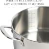 imageMartha Stewart Castelle 5Quart 188 Stainless Steel Induction Safe Dutch Oven Casserole Pot With lid