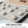 imageMartha Stewart Gallen 17 x 11 Inch Nonstick Carbon Steel Cookie Sheet  Cool GreyCool Gray