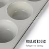 imageMartha Stewart Gallen 17 x 11 Inch Nonstick Carbon Steel Cookie Sheet  Cool GreyCool Gray