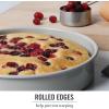 imageMartha Stewart Gallen 17 x 11 Inch Nonstick Carbon Steel Cookie Sheet  Cool GreyCool Gray