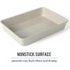 imageMartha Stewart Gallen 17 x 11 Inch Nonstick Carbon Steel Cookie Sheet  Cool GreyCool Gray