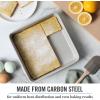 imageMartha Stewart Gallen 17 x 11 Inch Nonstick Carbon Steel Cookie Sheet  Cool GreyCool Gray