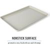 imageMartha Stewart Gallen 17 x 11 Inch Nonstick Carbon Steel Cookie Sheet  Cool GreyCool Gray