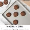 imageMartha Stewart Gallen 17 x 11 Inch Nonstick Carbon Steel Cookie Sheet  Cool GreyCool Gray