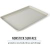 imageMartha Stewart Gallen 17 x 11 Inch Nonstick Carbon Steel Cookie Sheet  Cool GreyCool Gray