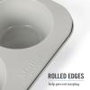 imageMartha Stewart Gallen 17 x 11 Inch Nonstick Carbon Steel Cookie Sheet  Cool GreyCool Gray