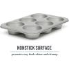imageMartha Stewart Gallen 17 x 11 Inch Nonstick Carbon Steel Cookie Sheet  Cool GreySilver