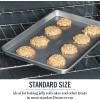 imageMartha Stewart Gallen 17 x 11 Inch Nonstick Carbon Steel Cookie Sheet  Cool GreySilver