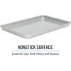 imageMartha Stewart Gallen 17 x 11 Inch Nonstick Carbon Steel Cookie Sheet  Cool GreySilver