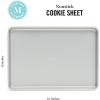 imageMartha Stewart Gallen 17 x 11 Inch Nonstick Carbon Steel Cookie Sheet  Cool GreySilver