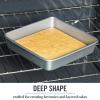 imageMartha Stewart Gallen 17 x 11 Inch Nonstick Carbon Steel Cookie Sheet  Cool GreySilver