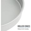 imageMartha Stewart Gallen 17 x 11 Inch Nonstick Carbon Steel Cookie Sheet  Cool GreySilver