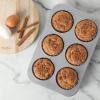 imageMartha Stewart Gallen 17 x 11 Inch Nonstick Carbon Steel Cookie Sheet  Cool GreySilver